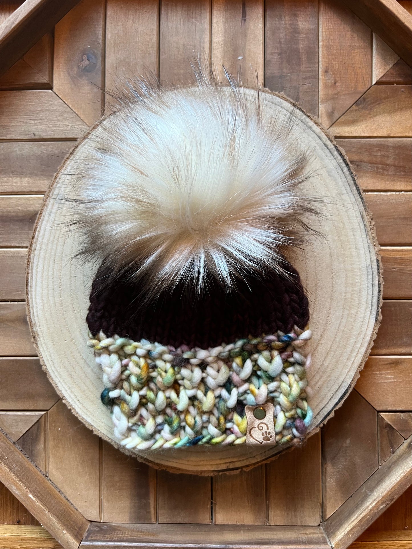 Baby 6-12 months - beanie knit with luxury merino wool
