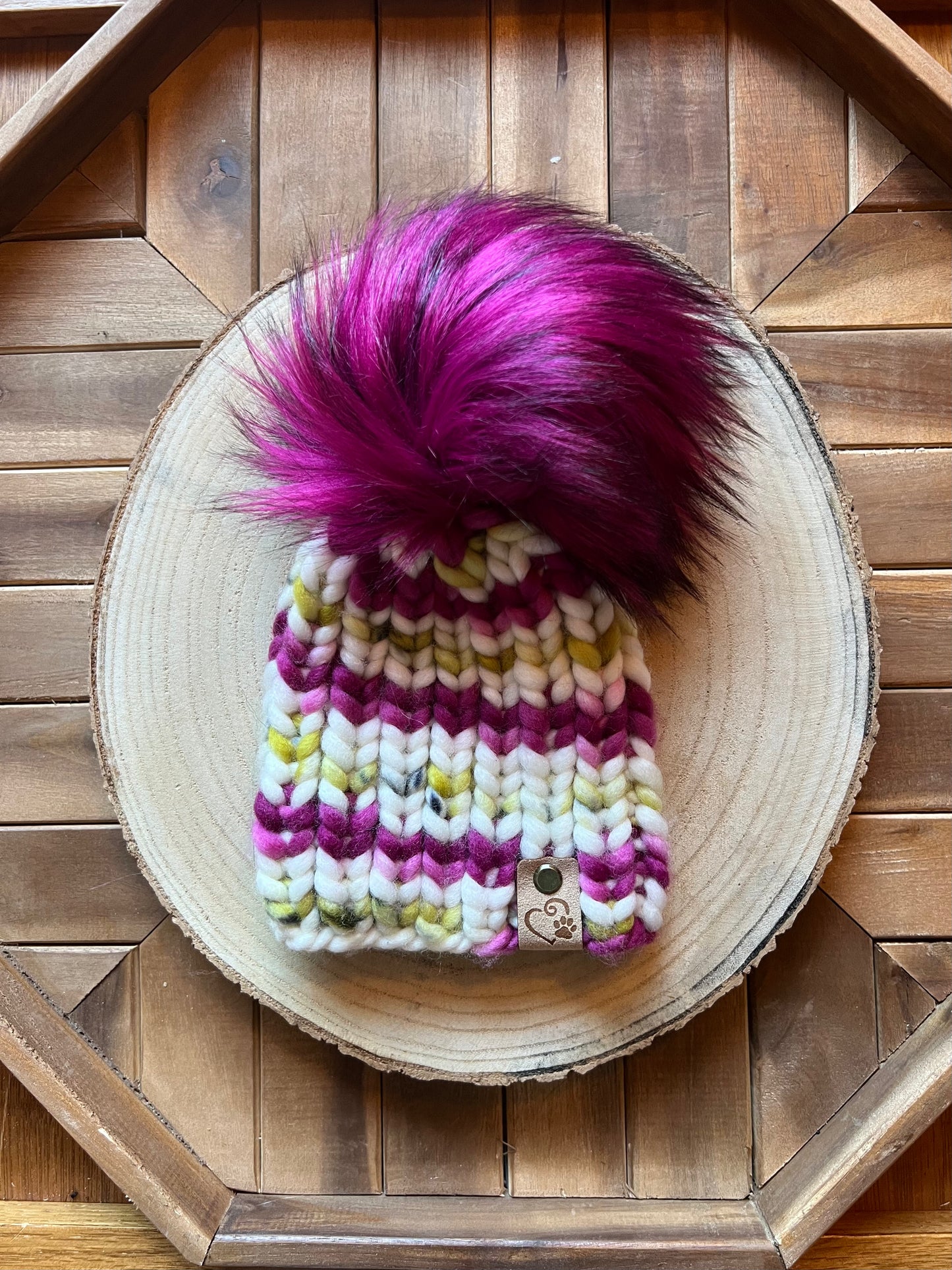 Baby 0-6 months - beanie knit with luxury merino wool
