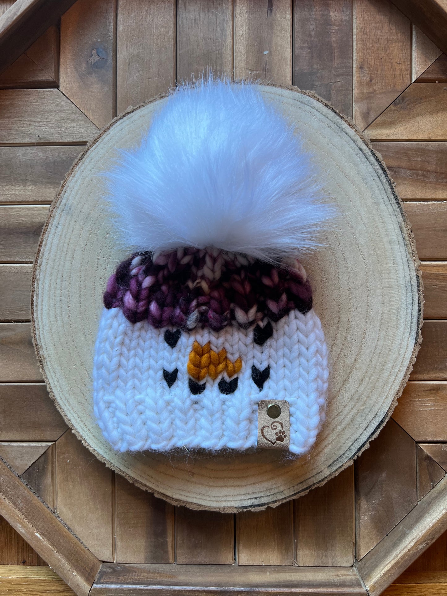 Baby 0-6 months - beanie knit with luxury merino wool