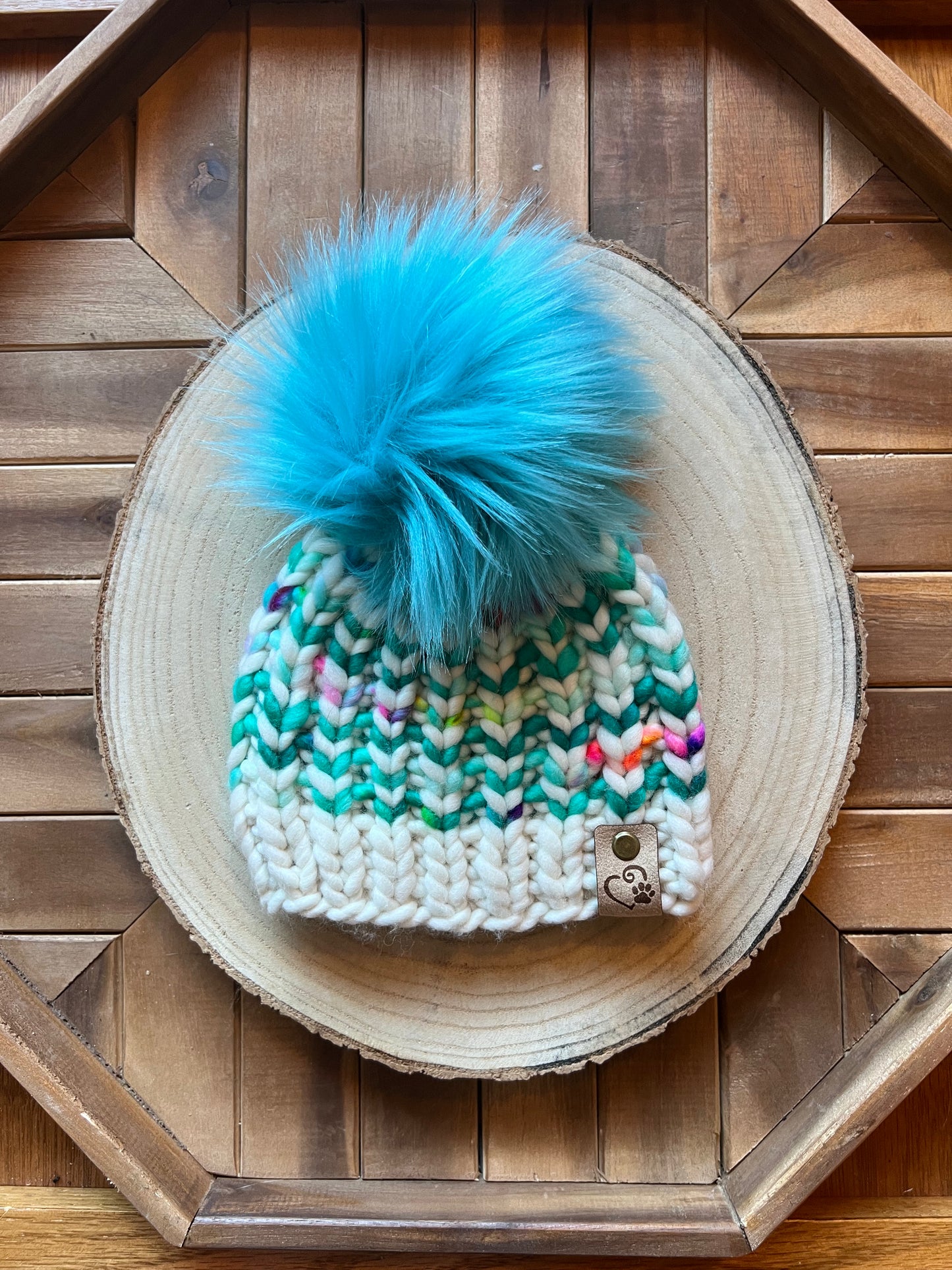 Baby 0-6 months - beanie knit with luxury merino wool