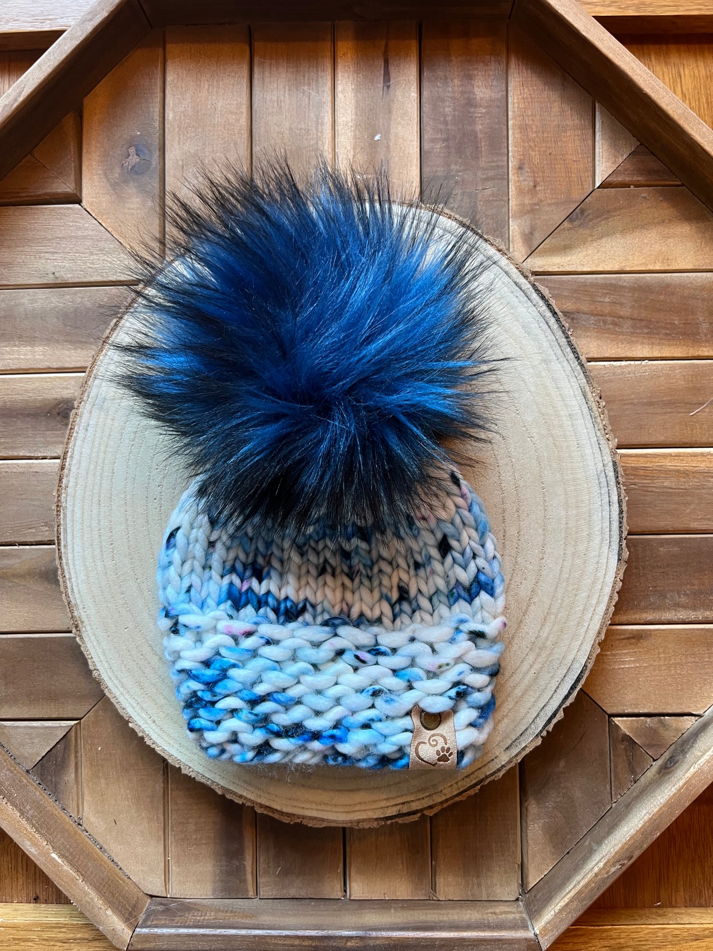 Baby 0-6 months - beanie knit with luxury merino wool