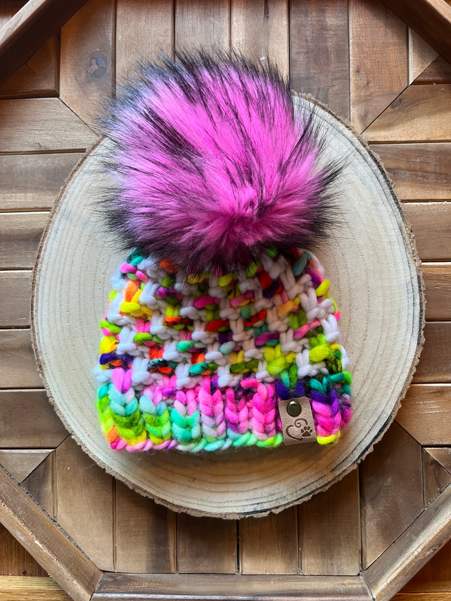 Baby 0-6 months - beanie knit with luxury merino wool